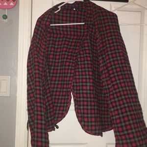 Torrid size 3 open back flannel
